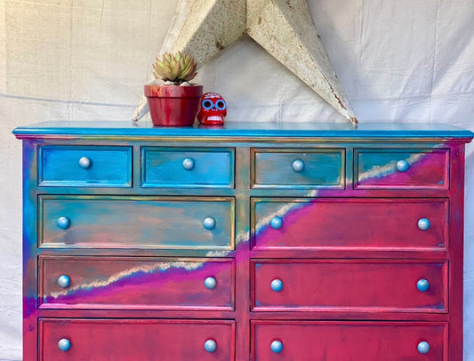 Hand painted Dresser